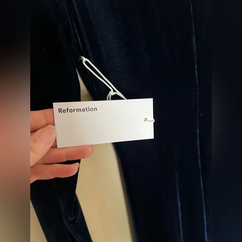 Reformation Moonlight Long-sleeved Gown - Picture 8 of 9